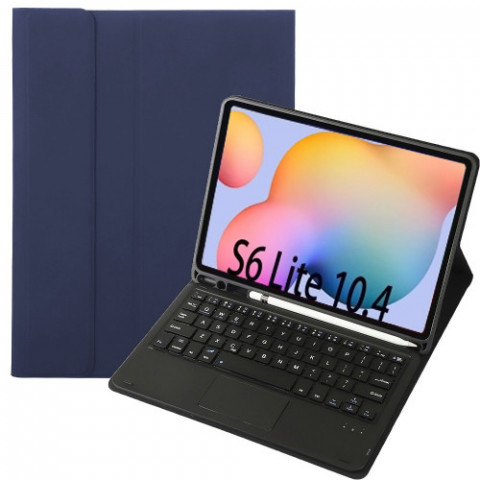 Чохол з бездротовою клавіатурою (TouchPad) BeCover для Samsung Galaxy Tab S6 Lite 10.4 SM-P610/SM-P613/SM-P615/SM-P619 Deep Blue (712362)