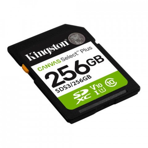 Карта пам`яті SDXC 256GB UHS-I Class 10 Kingston Canvas Select Plus R150MB/s (SDS3/256GB)