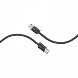 Кабель Promate USB Type-C - Lightning (M/M), 3 A, 27 W, 1.2 м, EcoLine-Ci120 Black (ecoline-ci120.black)