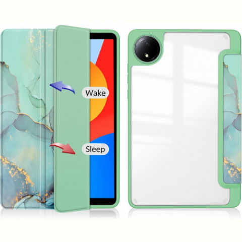 Чохол-книжка BeCover Soft Edge TPU для Xiaomi Redmi Pad SE 8.7 Green Marble (712574)