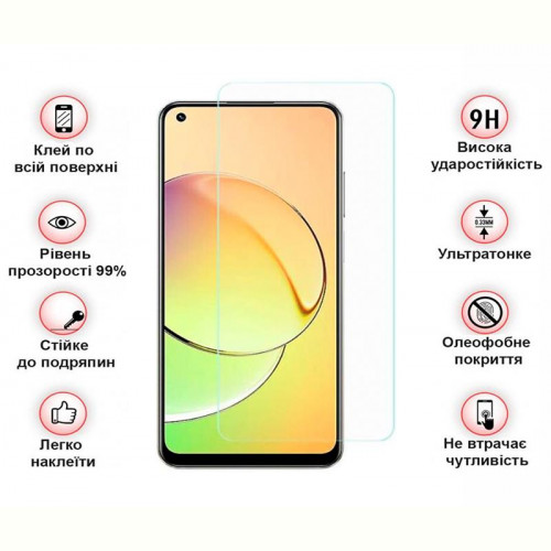 Захисне скло BeCover для Realme 10 Crystal Clear Glass 3D (708569)