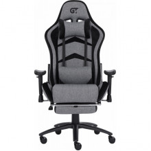 Геймерське крісло GT Racer X-2534-F Fabric Gray/Black Suede