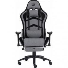 Геймерське крісло GT Racer X-2534-F Fabric Gray/Black Suede