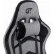 Геймерське крісло GT Racer X-2534-F Fabric Gray/Black Suede