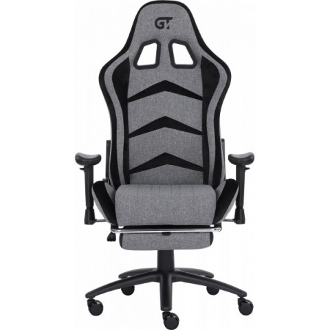 Геймерське крісло GT Racer X-2534-F Fabric Gray/Black Suede