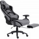 Геймерське крісло GT Racer X-2534-F Fabric Gray/Black Suede