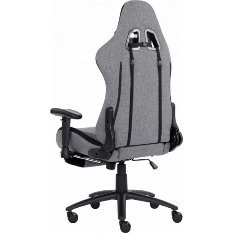 Геймерське крісло GT Racer X-2534-F Fabric Gray/Black Suede