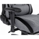 Геймерське крісло GT Racer X-2534-F Fabric Gray/Black Suede