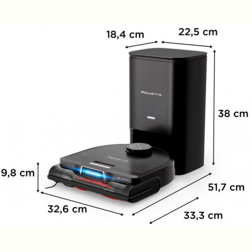 Робот-пилосос Rowenta X-Plorer Serie 240+ AI Animal & Allergy RR9695WH