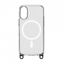Чохол ArmorStandart Crossbody Air MagSafe Rope для Apple iPhone 16 Clear (ARM86376)
