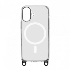 Чохол ArmorStandart Crossbody Air MagSafe Rope для Apple iPhone 16 Clear (ARM86376)
