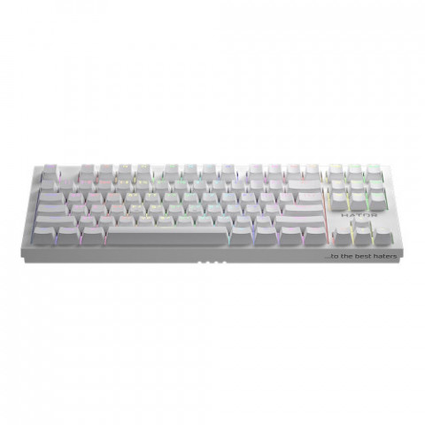 Клавіатура бездротова Hator Skyfall TKL Pro Wireless White (HTK-664)
