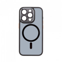 Чохол ArmorStandart Unit MagSafe SE для Apple iPhone 15 Pro Black Orange (ARM75362)