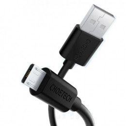 Кабель синхронізації Choetech USB - MicroUSB, 1.2м, Black (AB003)