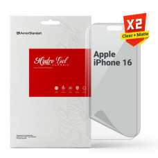 Набір гідрогелевої плівки ArmorStandart Clear + Matte для Apple iPhone 16 (ARM80698)