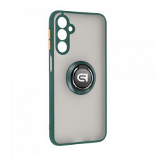 Чохол ArmorStandart Frosted Matte Ring для Samsung A25 5G (A256) Dark Green (ARM73764)