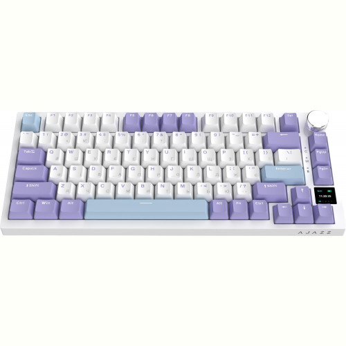 Клавіатура бездротова Ajazz AK820 Pro Gift Switch Purple (AK820PRO-G-PWB)