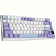 Клавіатура бездротова Ajazz AK820 Pro Gift Switch Purple (AK820PRO-G-PWB)