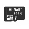 Карта пам`ятi MicroSDHC 8GB UHS-I Class 10 Hi-Rali (HI-8GBSD10U1-00)