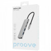 Type-C-Хаб Proove Iron Link 5 in 1 (2*Type-C + 2*USB3.0 + HDMI) silver Купити в Україні