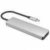 Type-C-Хаб Proove Iron Link 5 in 1 (2*Type-C + 2*USB3.0 + HDMI) silver Купити в Україні