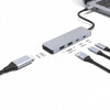 Type-C-Хаб Proove Iron Link 5 in 1 (2*Type-C + 2*USB3.0 + HDMI) silver Купити в Україні