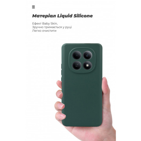Чохол ArmorStandart ICON для Xiaomi Redmi Note 15 4G / Note 15 5G / Poco M8 5G Camera cover Dark Green (ARM89814)