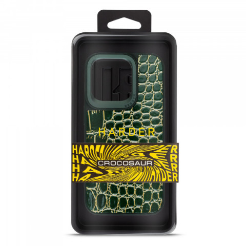 Чохол Harder Crocosaur для Apple iPhone 14 Pro Green (ARM76720)