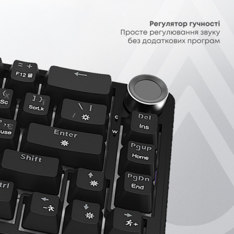 Дротова механічна клавіатура Ajazz AK690 Peach Mist Switch (AK690-PM-W) Купити в Україні