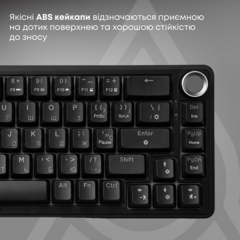 Дротова механічна клавіатура Ajazz AK690 Peach Mist Switch (AK690-PM-W) Купити в Україні