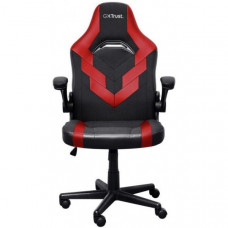 Крісло Trust GXT703R Riye, ПУ шкіра, Foldable Armrests, червоний