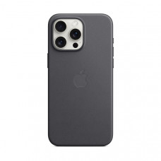 Чохол FineWoven Case with MagSafe Original for Apple iPhone 15 Pro Max (OEM) - Black (ARM71987)