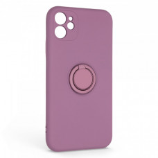 Чохол ArmorStandart Icon Ring для Apple iPhone 11 Grape (ARM68651)