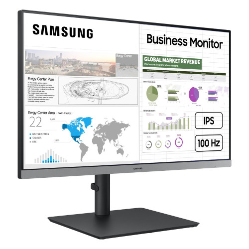 Монiтор Samsung 24" LS24C430G (LS24C430GAIXCI) IPS Black