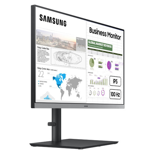 Монiтор Samsung 24" LS24C430G (LS24C430GAIXCI) IPS Black