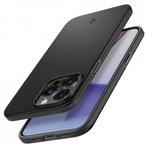 Чохол-накладка Spigen Thin Fit для Apple iPhone 14 Pro Max Black (ACS04765)