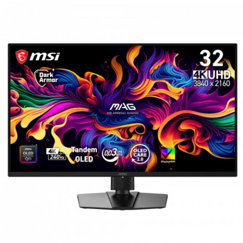 Монітор MSI 31.5" MAG 321UPX QD-OLED X24 Black 240Hz
