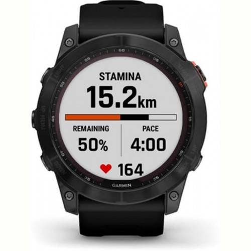 Смарт-годинник Garmin Fenix 7X Solar Slate Gray with Black Band (010-02541-0A)