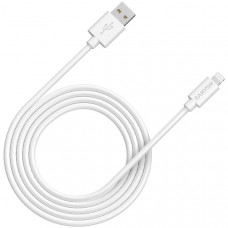 Кабель Lightning Canyon Charge & Sync USB-A to Lightning 2m White (CNS-MFIC12W)