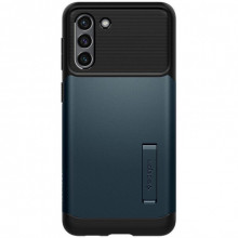 Чохол-накладка Spigen Slim Armor для Samsung Galaxy S21 SM-G991 Metal Slate (ACS02444)