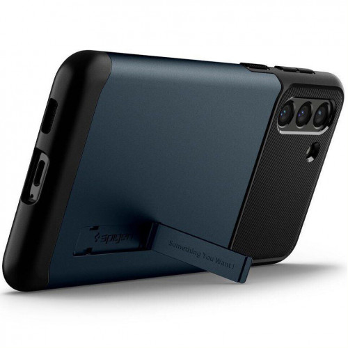 Чохол-накладка Spigen Slim Armor для Samsung Galaxy S21 SM-G991 Metal Slate (ACS02444)