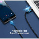Кабель Vention USB-A 2.0 - microUSB B, 2 m, Black (VAS-A04-B200-N)