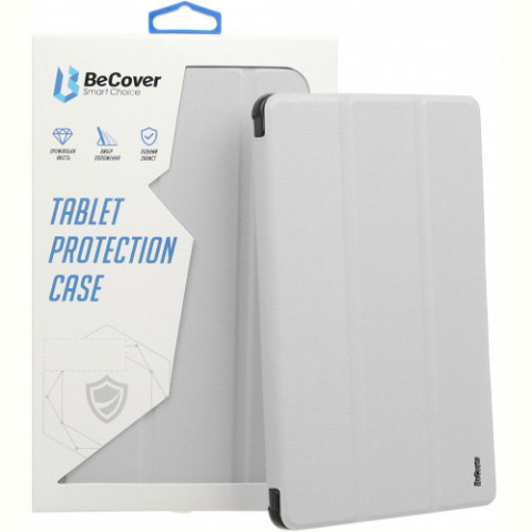Чохол-книжка BeCover Soft Edge TPU з кріпленням Apple Pencil для Apple iPad Pro 13" M4 2024 Gray (711718)