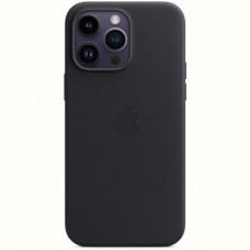 Чохол-накладка Apple Leather Case with MagSafe для Apple iPhone 14 Pro Max Midnight (MPPM3)