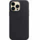 Чохол-накладка Apple Leather Case with MagSafe для Apple iPhone 14 Pro Max Midnight (MPPM3)