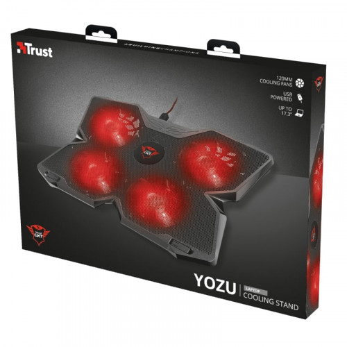 Охолоджуюча підставка для ноутбука Trust GXT 278 Notebook Cooling Stand 17.3" Black (20817)