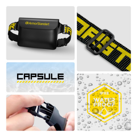 Водонепроникна сумка ArmorStandart Capsule Waist Pouch Black (ARM84417)
