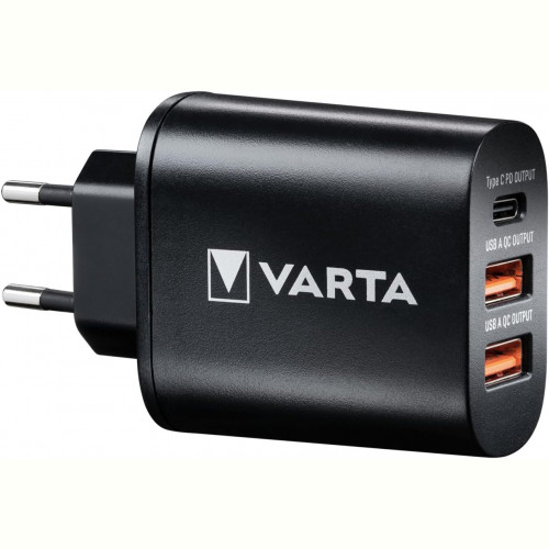 Зарядний пристрій Varta Wall Charger 38W Black (57958101401)