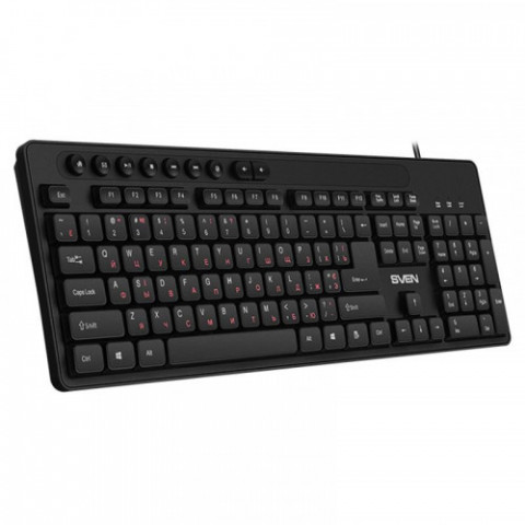 Клавіатура Sven KB-C3060 Ukr Black USB