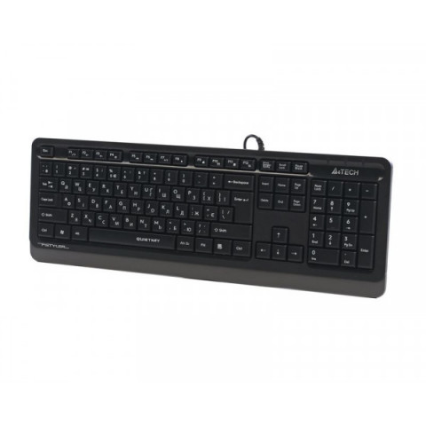Клавіатура A4Tech Fstyler FK10Q, USB, темно-сірий